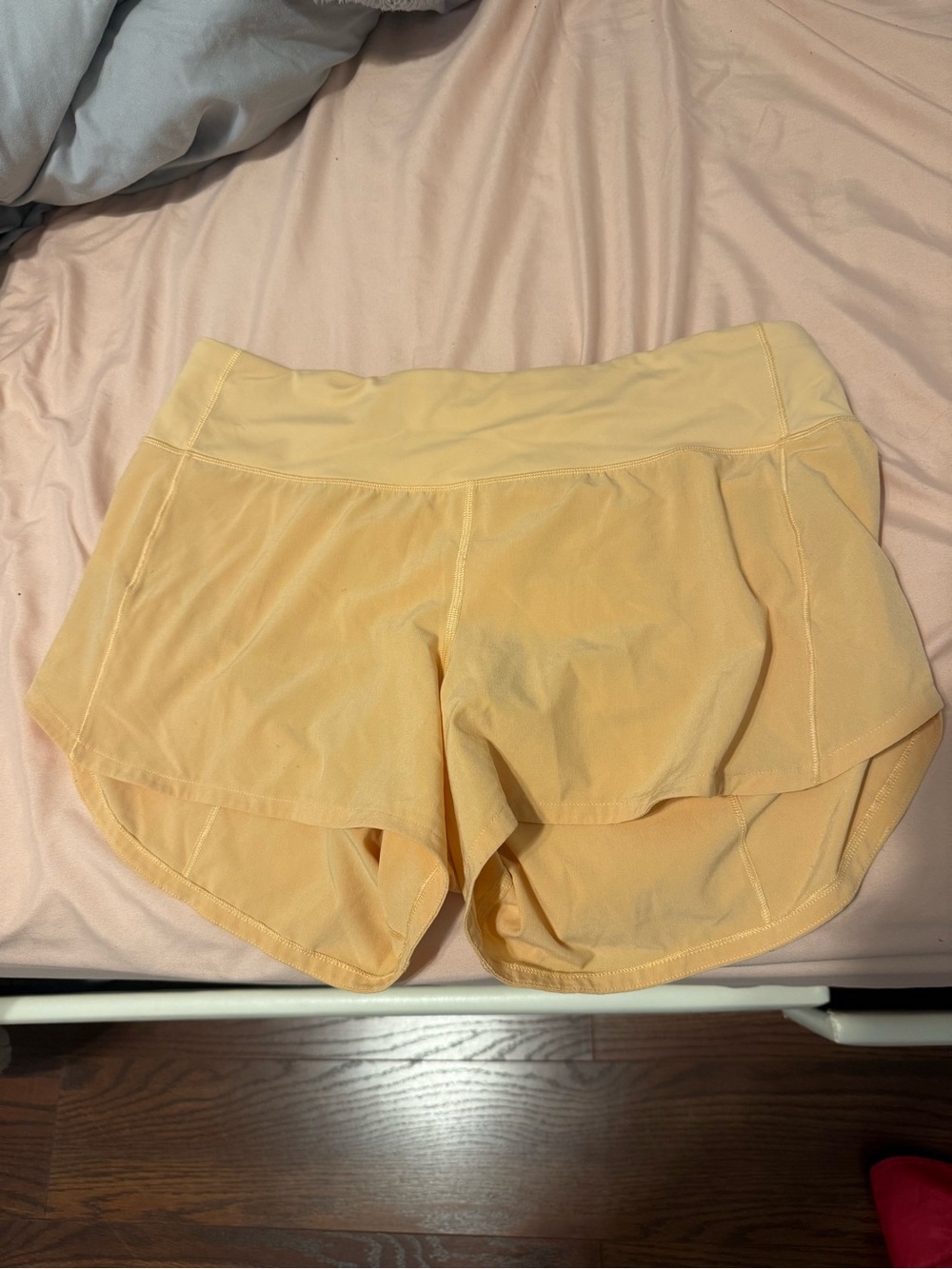 Women's Orange Active Running Shorts